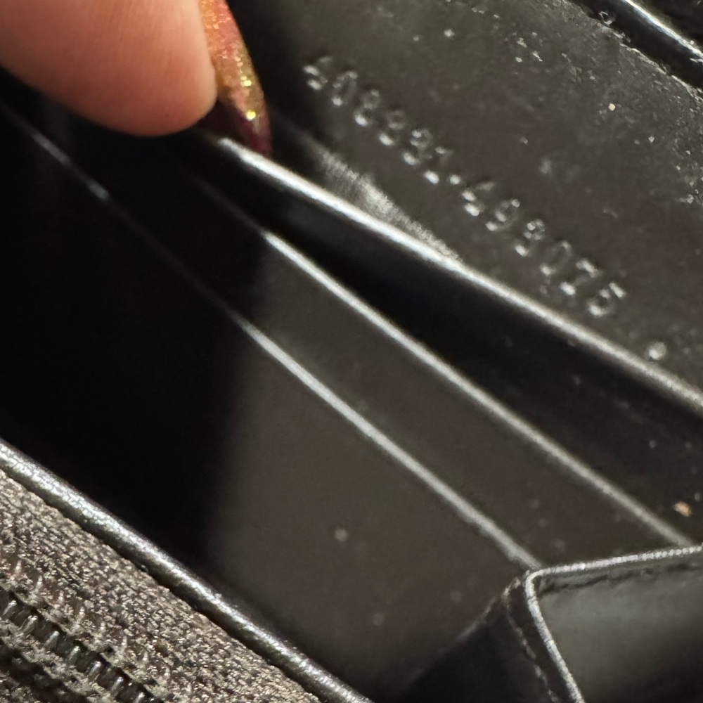 Gucci Black Green Wallet vintage - Picture 4 of 14